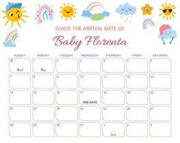 Weather Baby Due Date Calendar