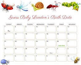 Bugs Baby Due Date Calendar